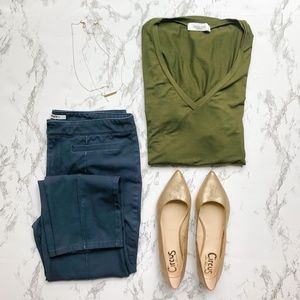 DKNYC Navy Blue Pencil Pants Women's 10